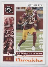 2021 Panini Chronicles Draft Picks Base Orange Rashod Bateman #12 y0i