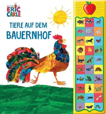 Eric Carle - Tiere auf dem Bauernhof - 30-Button-Soundbuch - Hardcover-Buch m...