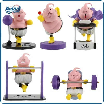 🔷 Lot de 5 Figurines Majin Buu Fitness – Dragon Ball Z – 7 à 10,5 cm – PVC - Photo 1/4