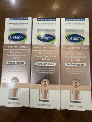 NEW (Lot of 3) Cetaphil Healthy Renew Day Cream Broad Spectrum SPF 30 BB 1.7oz