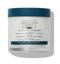 Christophe Robin Purifying Scalp Scrub with Sea Salt – Deep-Cleansing Detox T...