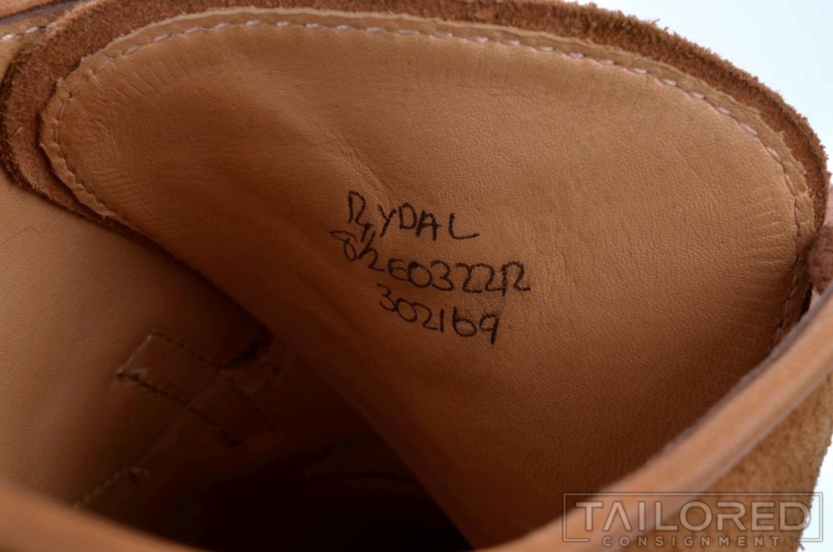 JOHN LOBB Rydal Solid Brown Suede Split Toe Oxfor… - image 10