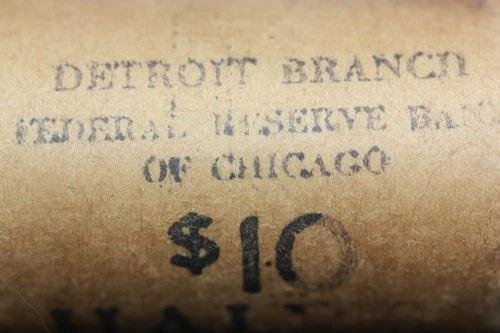 1963-P Roll of  20 BU Franklin Half Dollars In OBW