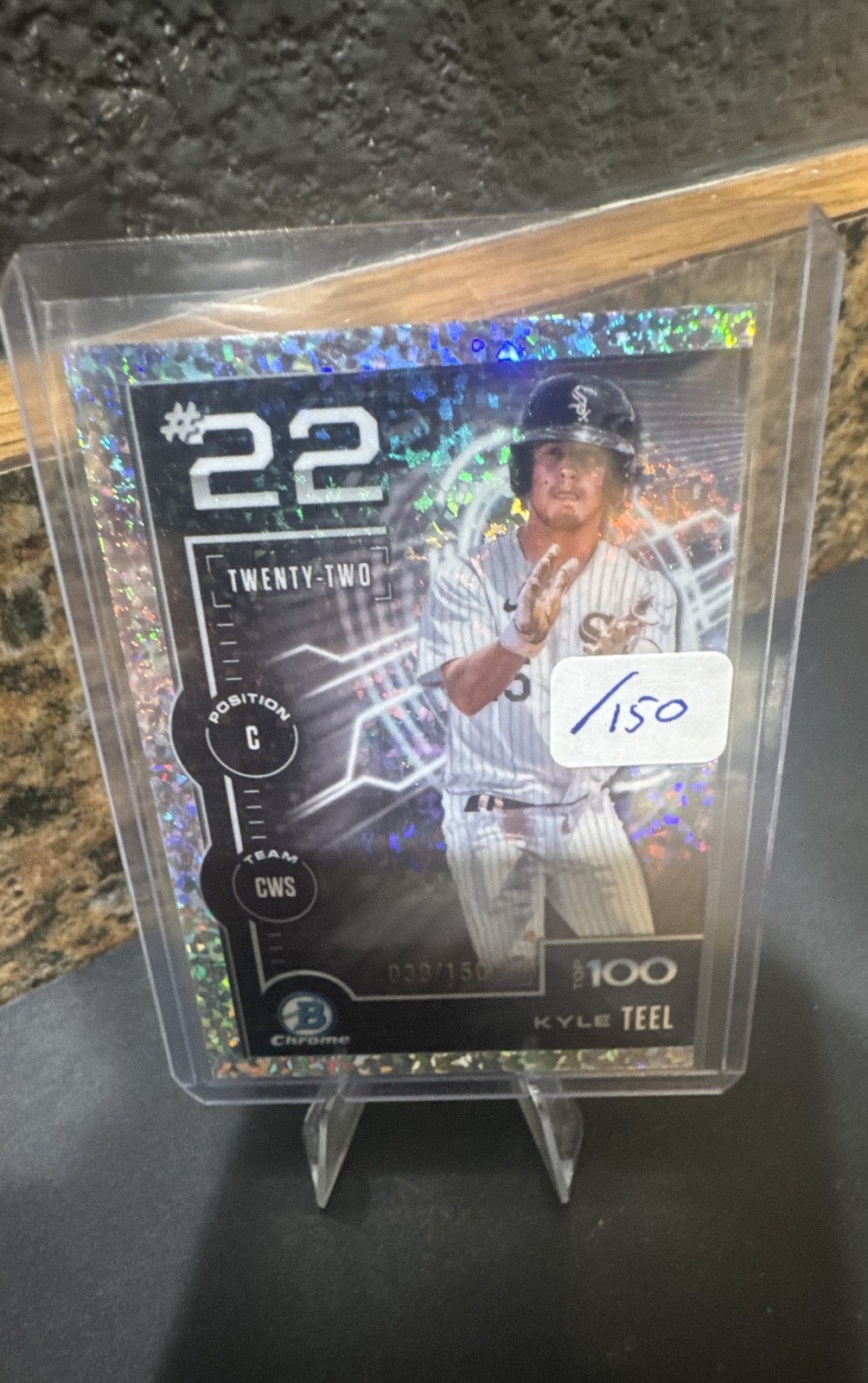 2025 Bowman - Bowman Scouts Top 100 Chrome Kyle Teel #BTP-22  /150 (RC)