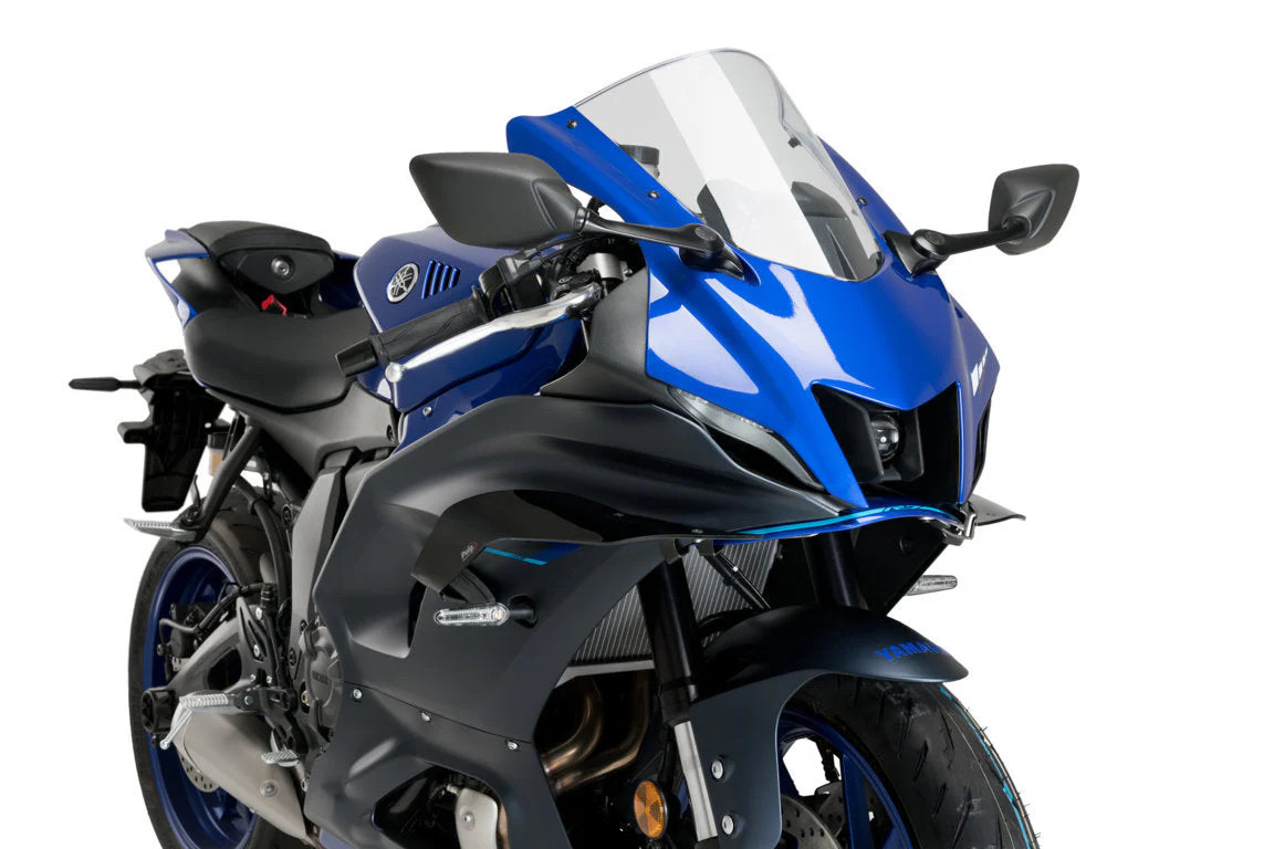 Puig Side Downforce Wings | Gloss Black | Yamaha YZF-R7 2022>Current
