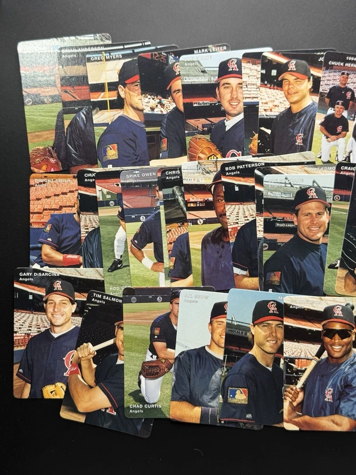1994 Mothers Cookies CALIFORNIA ANGELS 28 Card Team Set With BO JACKSON #7 - Image 3 of 4