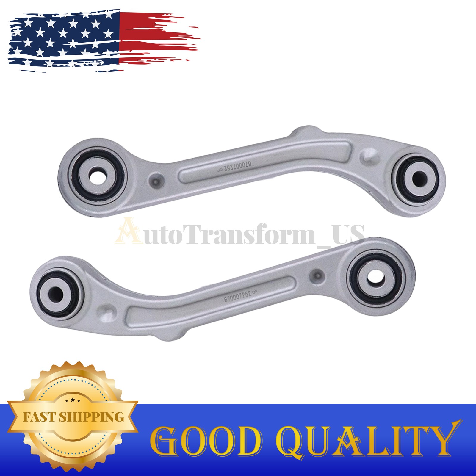 2x Rear Suspension Control Arm Kit 670007252 For Maserati Ghibli Quattroporte