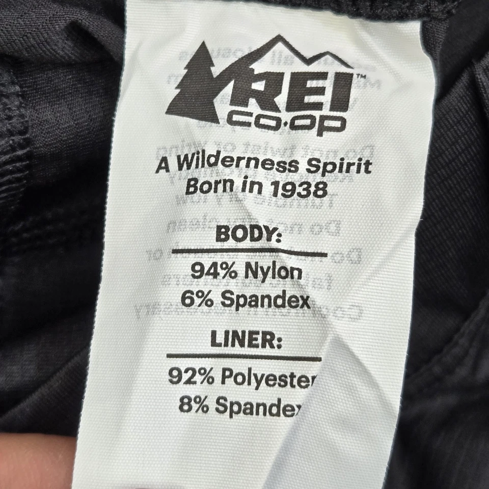 Pantalones Cortos REI Cooperativos para Mujer L Negros Nylon Poliéster Ropa Activa Pantalones Cortos para Ciclismo Foto 4 de 4