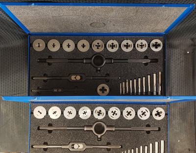 461184 - Greenfield Industries Little Giant Tap & Die Set No 7-1/2 and No 37-1/2
