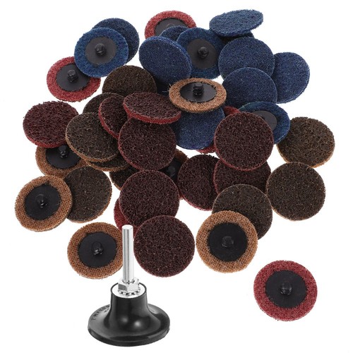 45PC 2Inch Sanding Discs Pad With 1/4 Inch Holder Grinder Kit | eBay
