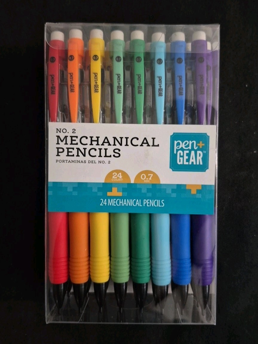 S No. 2  Pen+gear  0.7 Mm  24 Count Multi-colored