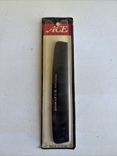 Vintage Genuine Ace Hard Rubber Comb Black AA027 New Old Stock 61276