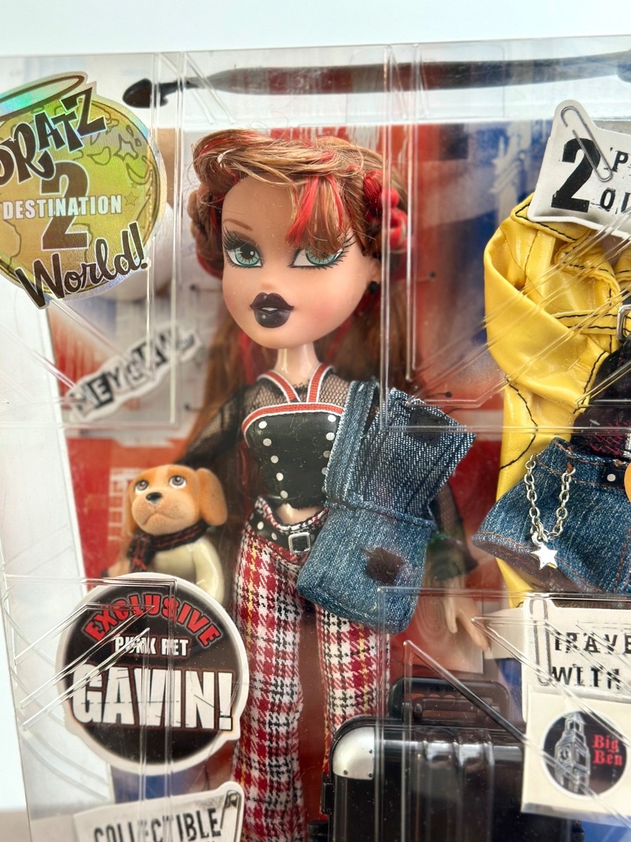 Bratz Pretty N' Punk Meygan Doll London with Gavin Pet Dog MGA