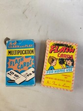 VTG WARREN SUBTRACTION FLASH CARDS No. 455  Vtg Whitman Publishing Multiplicati
