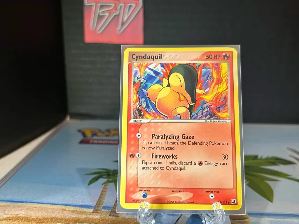 Pokemon Cyndaquil 54/115 EX Unseen Forces - MP