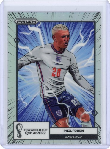 Phil Foden #6 2022 Panini Prizm World Cup Manga card