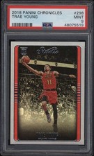 2018 Panini Chronicles Studio #298 Trae Young PSA 9 Mint Rookie Card RC . rookie card picture