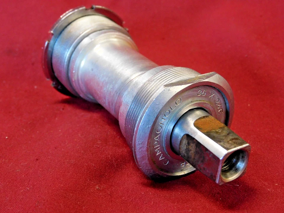 1980's Campagnolo 1046/A Nuovo Record BB 36 x 24 Italian 70-SS w/ 115 mm Spindle - Image 4 of 4