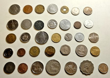World  Coin Collection  Lot -( 35 Coins)- Nice Assortment- See photos-(Lot#1726)