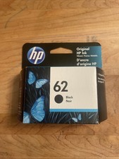 Genuine HP 62 Black Ink Cartridge 200 pages C2P04AN Original Exp - 11/2020