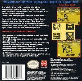 Muhammad Ali Heavyweight Boxing (Nintendo Game Boy)