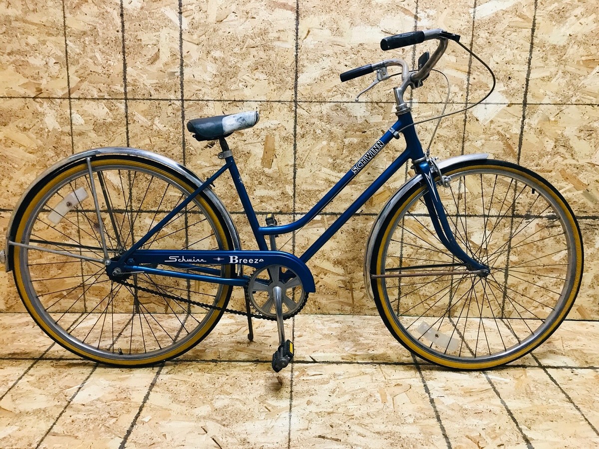 Vintage Schwinn Breeze Girls Blue Bicycle Bike | eBay