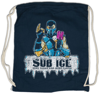 Sub Ice Turnbeutel Mortal Fun Cream Maker Sub-Zero Kombat Gamer Gaming Game