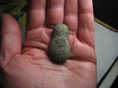 Awesome Dipole Disk Marcasite Concretion Bojian Stone Western Kansas 27.8 Grams - Picture 18 of 24