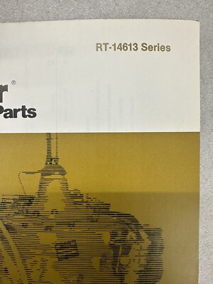 EATON Fuller Transmission ILLUSTRATED PARTS LIST for RT-14613