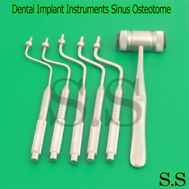 Dental Implant Instruments Sinus Osteotome Surgical Bone Spreading With