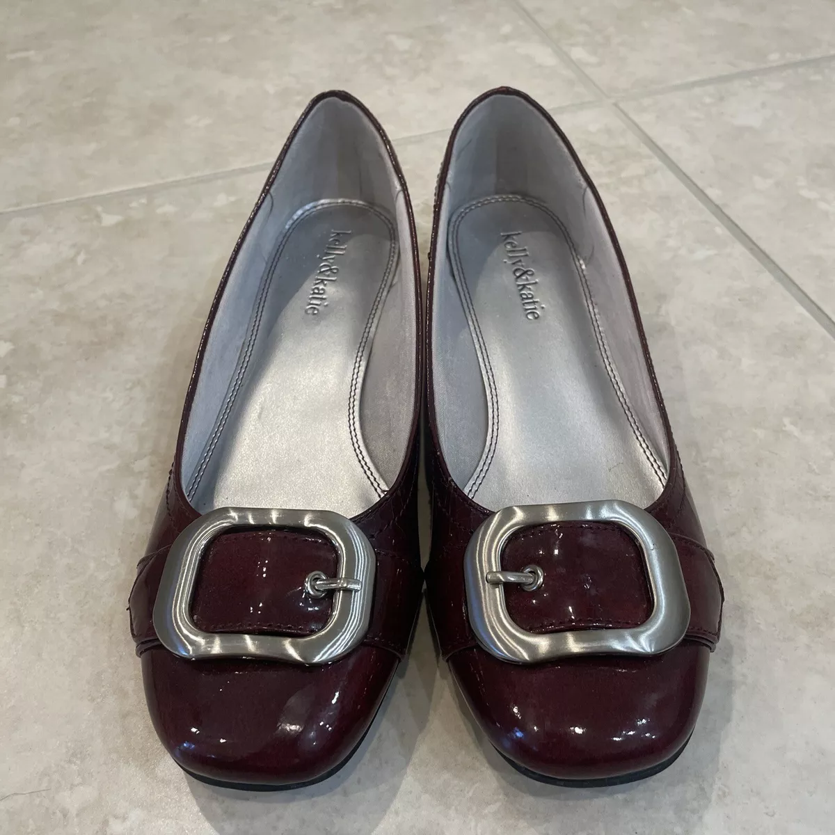 Faux leather with accent best sale shoes