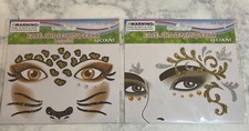 Face Art Leopard Gems And Face Stickers Costume Accessory
