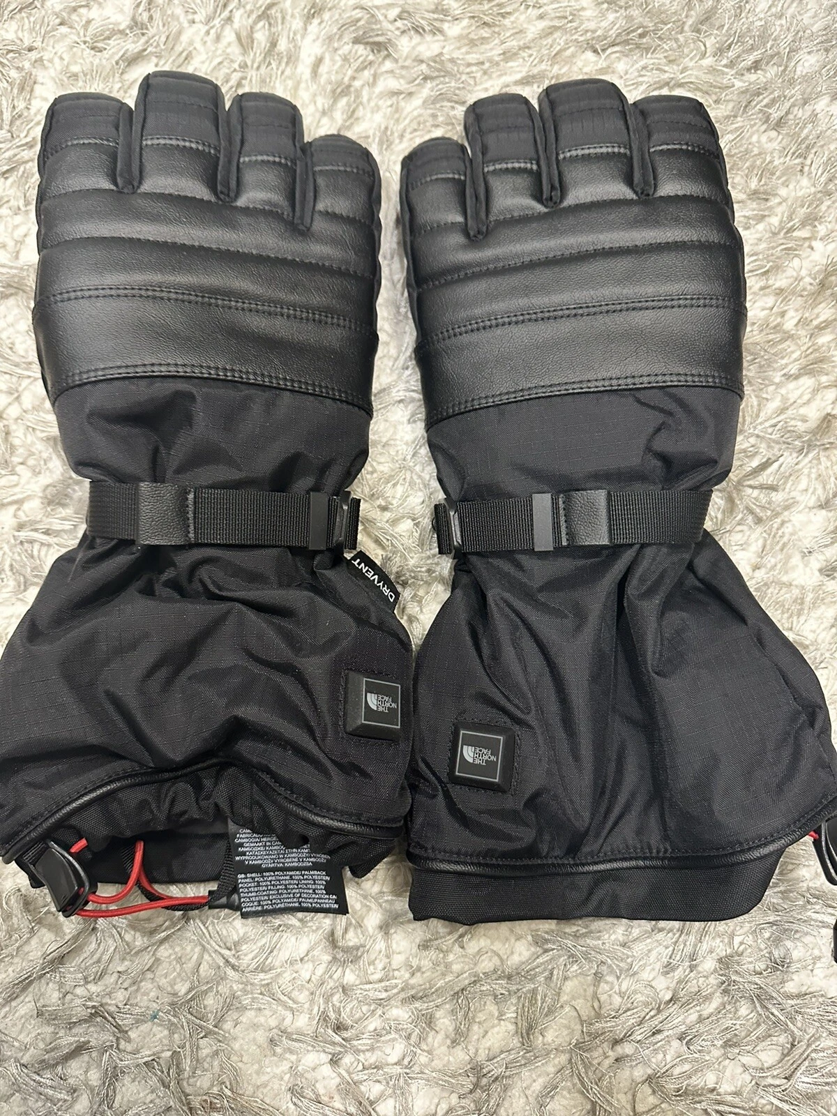 Mens The North Face Montana Inferno Heated Insulated Waterproof Winter Gloves L