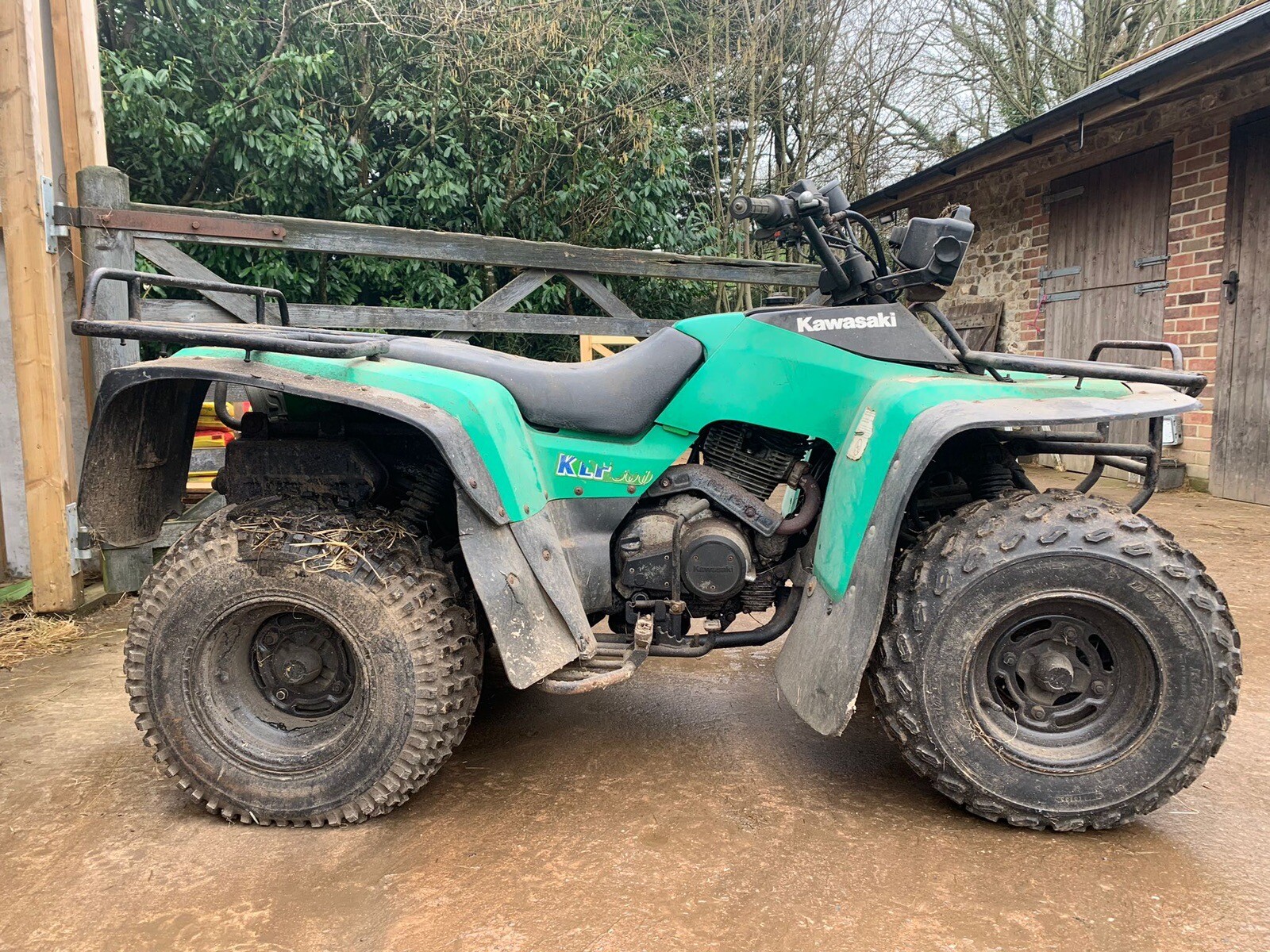 kawasaki klf 300 quad bike Spares Or Repairs eBay