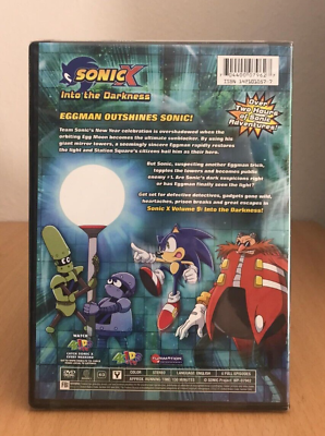 Sonic X - Vol. 9: Into the Darkness (DVD, 2006) * NEW SEALED * 704400079627