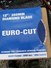 Image of DIAMOND DISC 300MM X20MM BORE. 10MM SEGMENT. CONCRETE/GEN. PURPOSE. EURO CUT