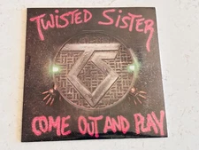 Twisted Sister - Come Out And Play 1st Press 1985 Factory Sealed New. No Saw Cut
