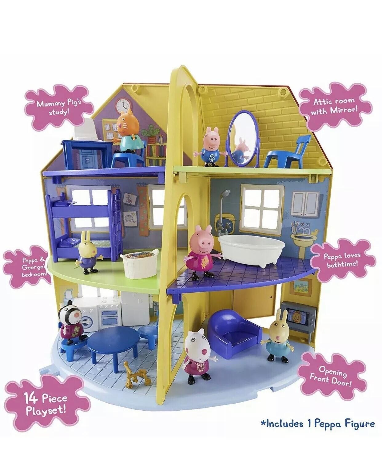 peppa pig family house playset