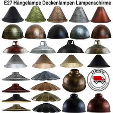 Metall-Lampenschirm Pendelleuchte Vintage Deckenleuchte E27/B22
