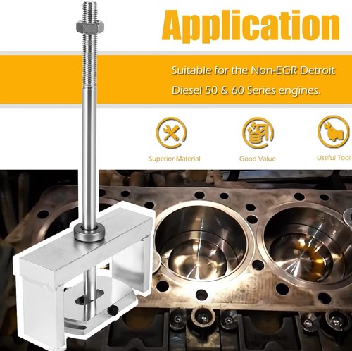 J-35791 Cylinder Liner Puller Remover TOOL for Non-EGR Detroit Diesel S50 S60 - Foto 2 di 12