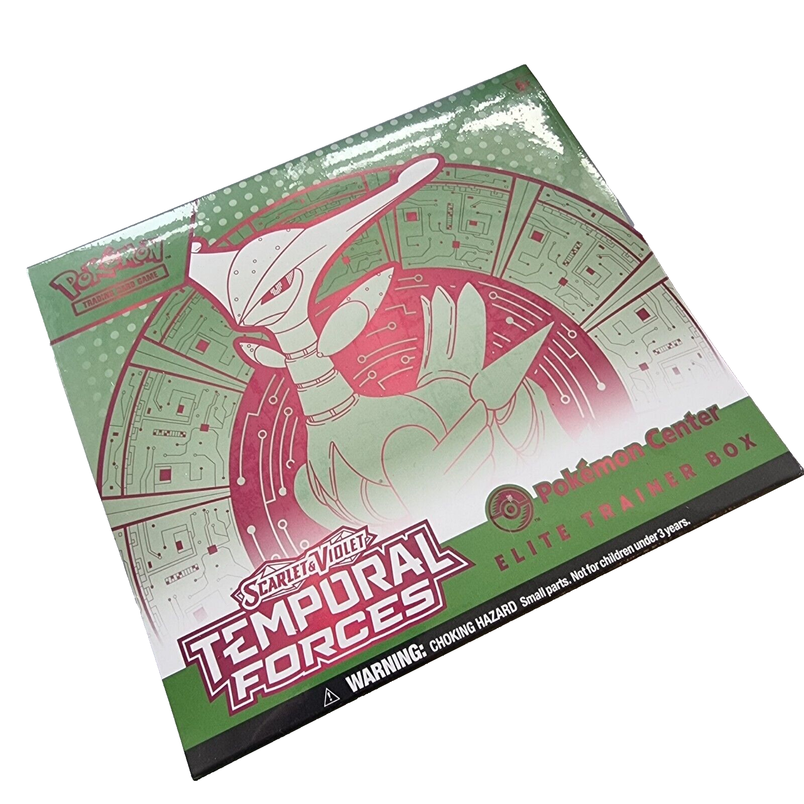Pokemon Center ✔ Scarlet & Violet Temporal Forces Elite Trainer Box Iron Leaves