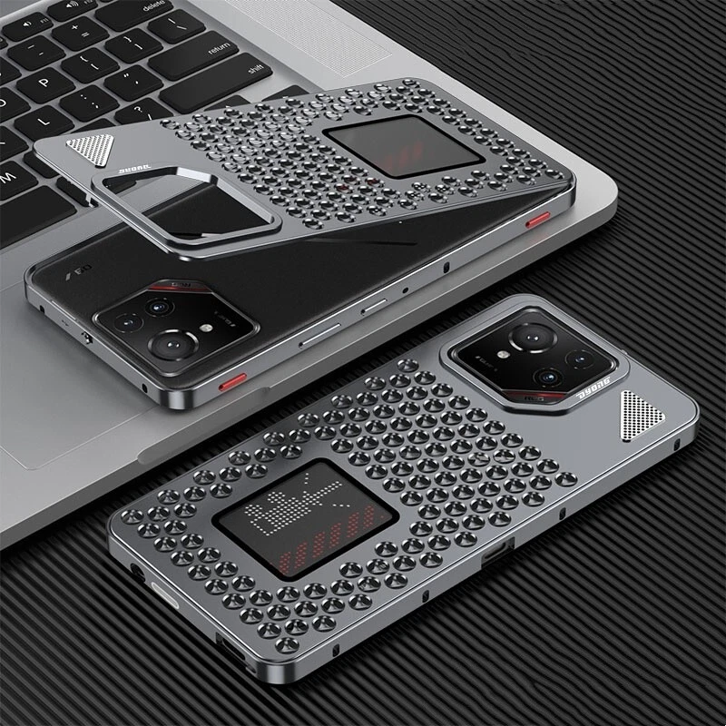 Aluminum Alloy Heat Dissipation Cooling Metal Case For ASUS ROG Phone 9 8 Pro - Picture 4 of 17