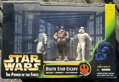 VINTAGE STAR WARS DEATH STAR ESCAPE HANS SOLO LUKE CHEWBACCA POTF 23
