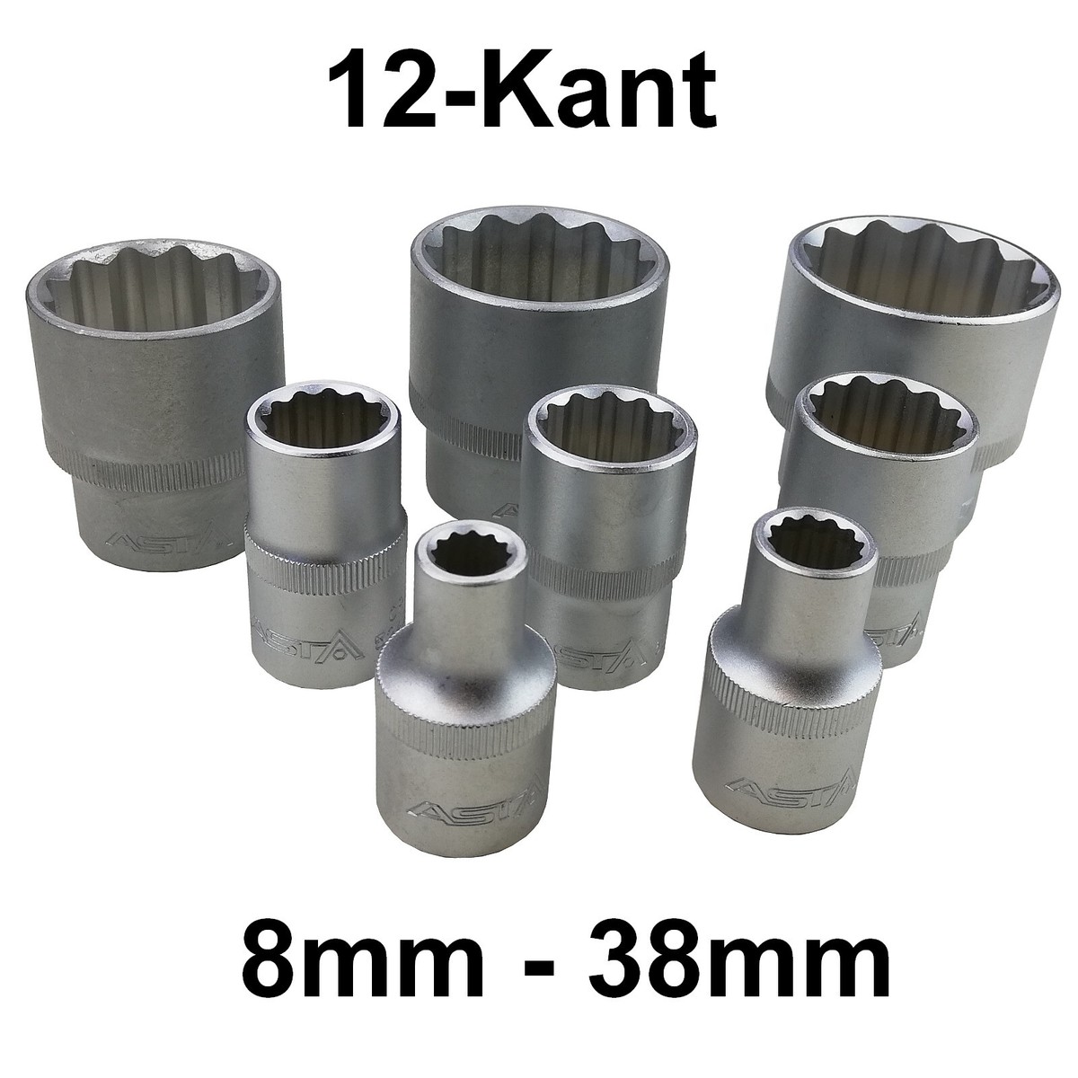 KING TONY Stecknuss 10 Mm – 12-Kant, 3/8" Antrieb, Aus Chrom-Vanadium, Poliert