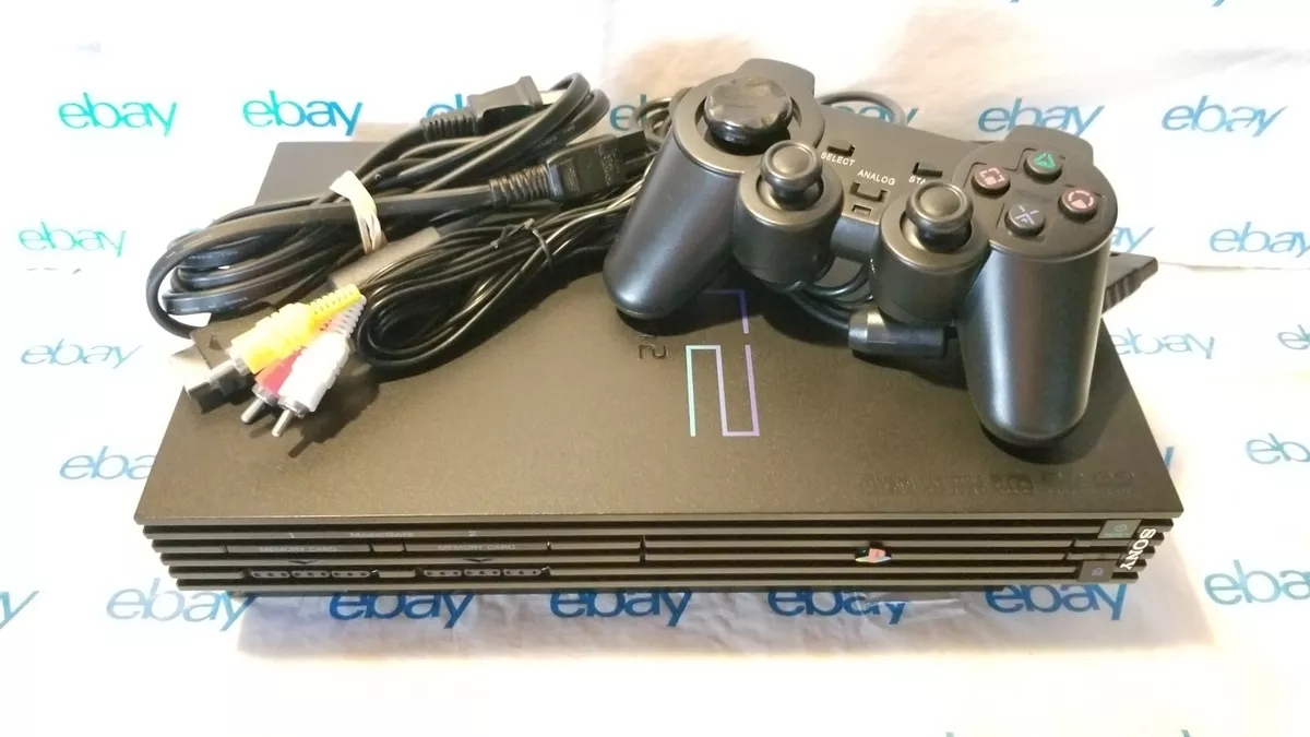 Sony PlayStation 2 PS2 Fat Console System Complete Bundle Working!