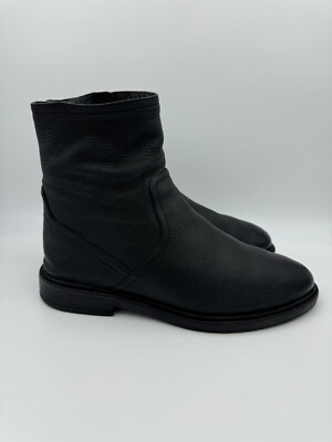 Burberry Prorsum Shearling Sheepskin Mouton Leather Mens Black