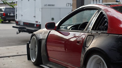 KBD Polyurethane Side Window Scoops 90 91 92 93 94 95 96 For 300ZX 37-6107 - Picture 3 of 9