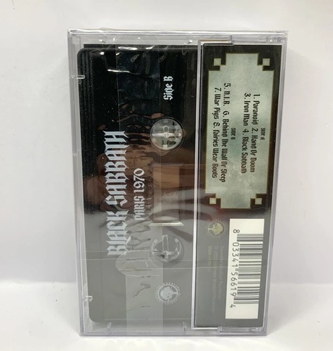 Black Sabbath Paris 1970 Cassette Tape Heavy Metal Limited Live Edition - Picture 2 of 6