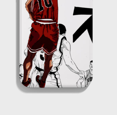 Transparente IPhone 15 Hülle Mit Slam Dunk Basketball-Muster – Dünn, Stoßfest Und Kratzfest