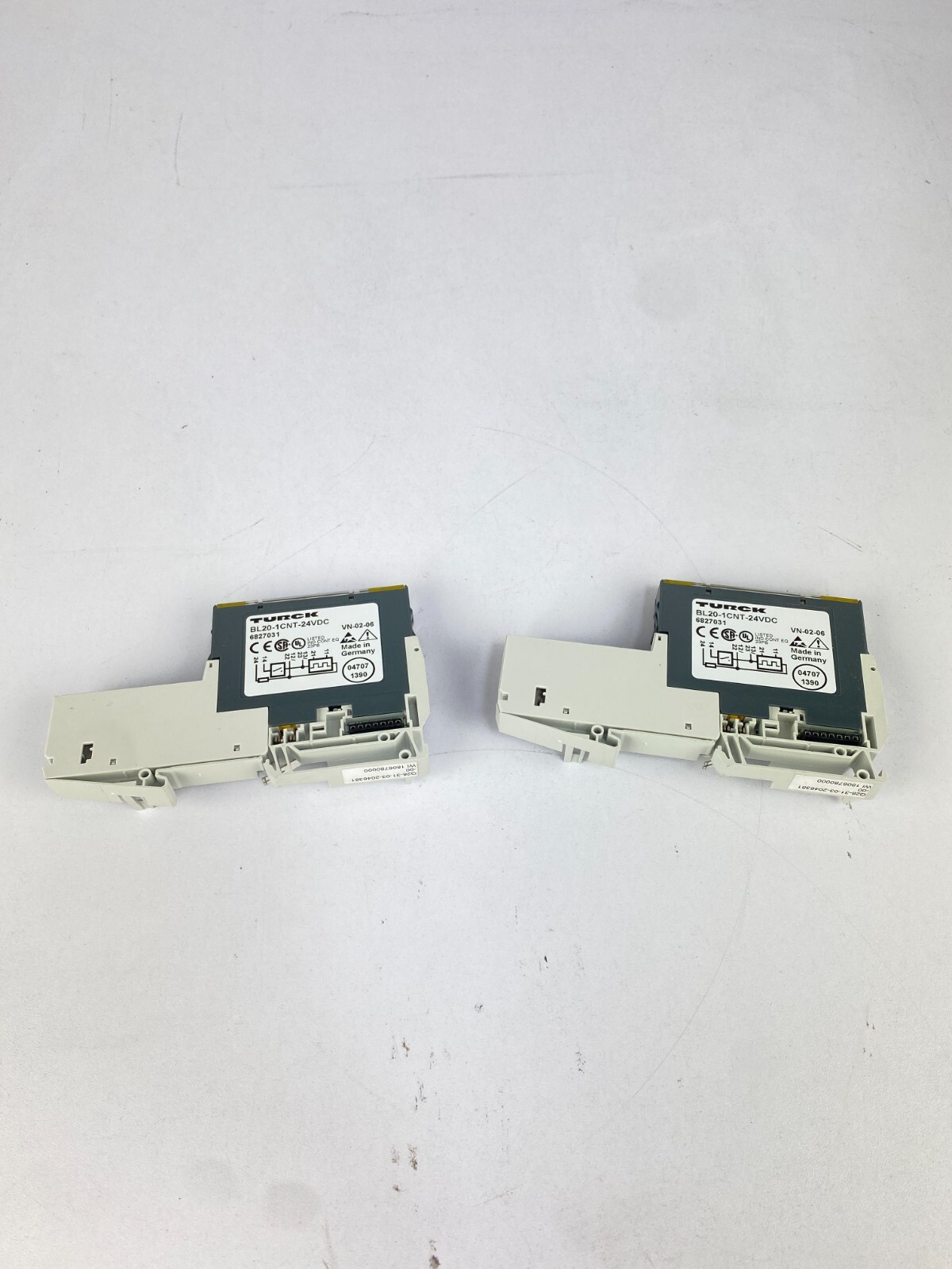 Lot of 2 Turck BL20-1CNT-24VDC Electronic Module 6827031